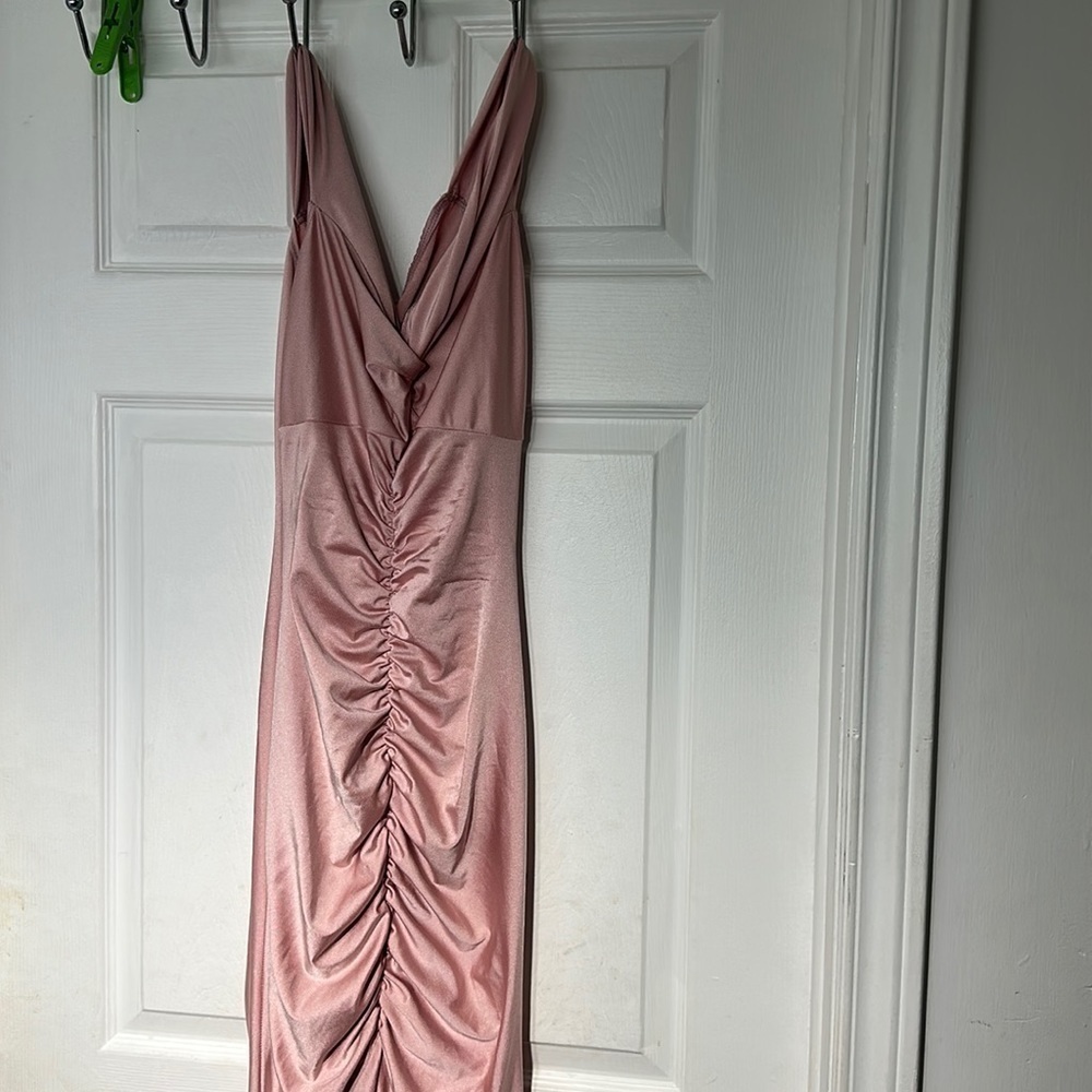Charlotte Russe long pink dress - Picture 3 of 7